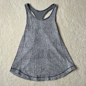 lululemon athletica Black & White Racerback Tank